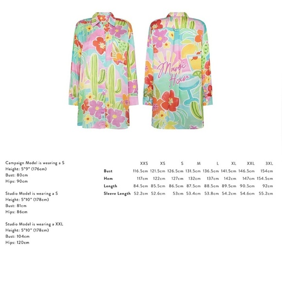 Nwt Spell & The Gypsy Spell Plus Size Margi Hour Shirt Dress XXL - Picture 8 of 8